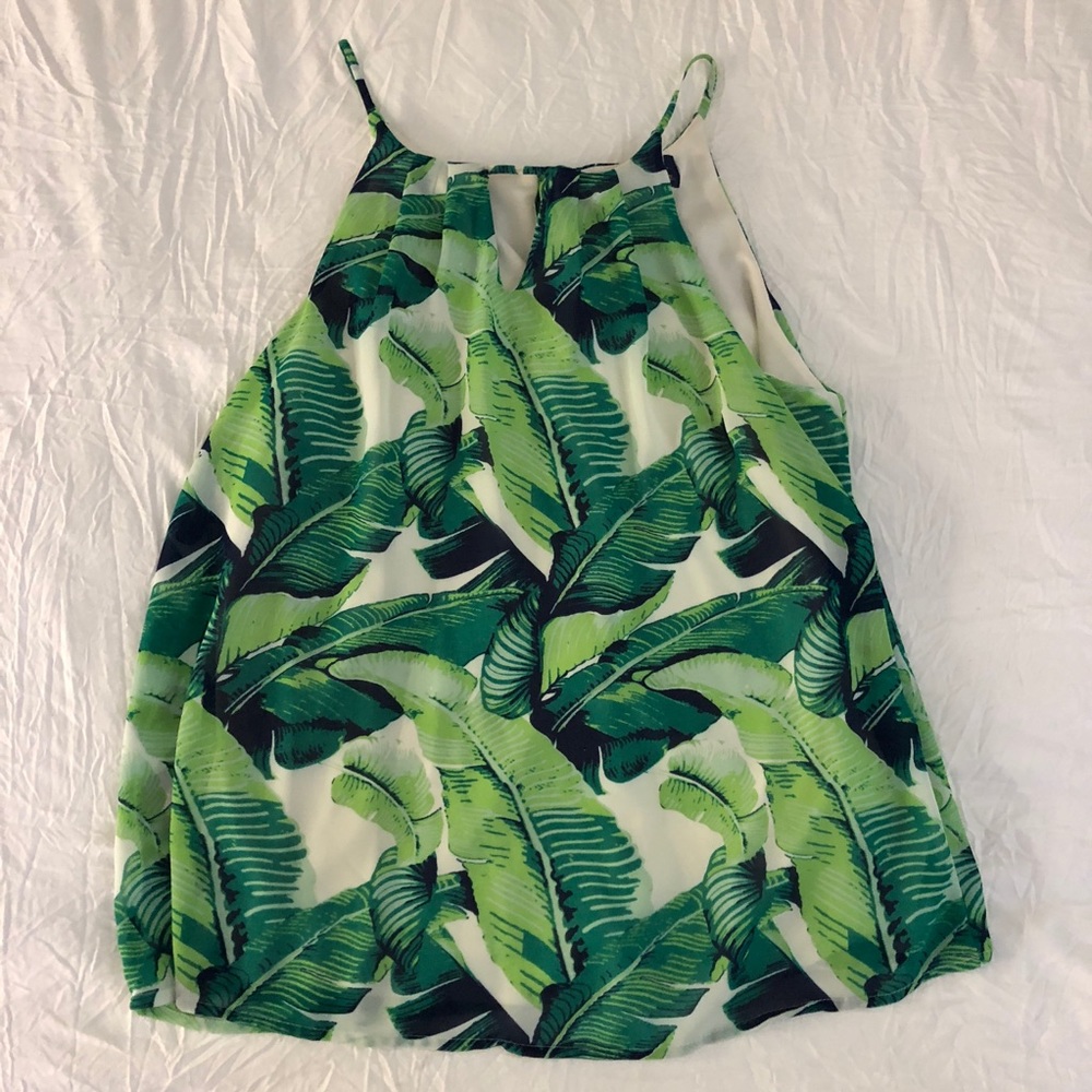 Leafy tank top!